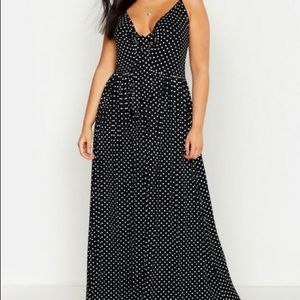 Polka Dot Maxi Dress Size 14